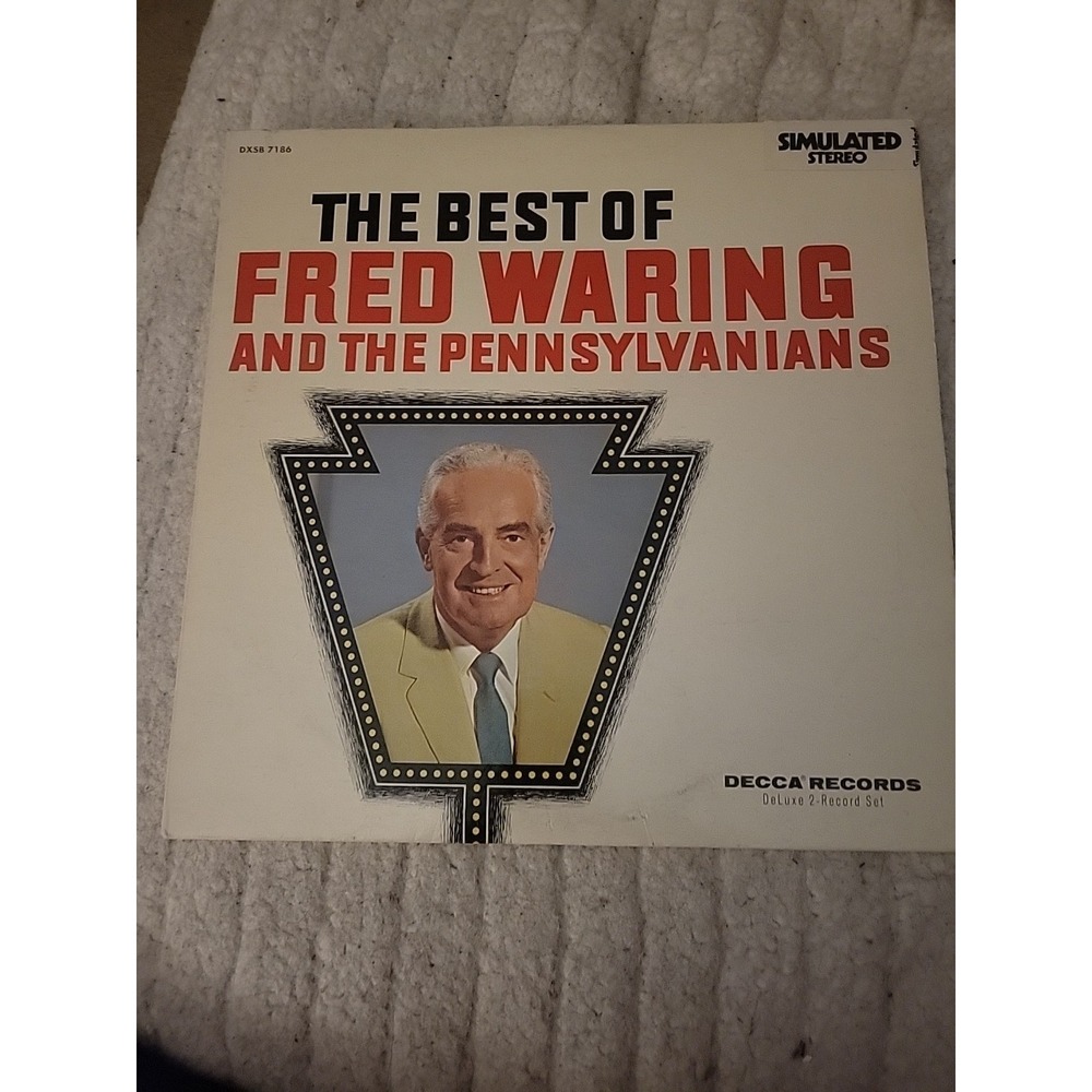 THE BEST OF‎ FRED WARING & THE PENNSYLVANIANS VINTAGE 2 ALBUM SET VG CONDITION